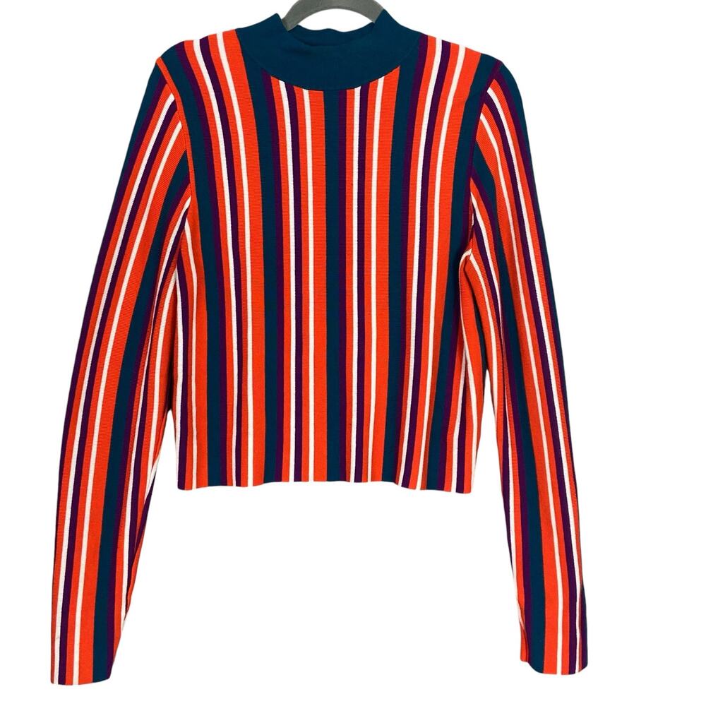 Multicolor Stripe Sweater Top by Victor Glemaud for Target Size Medium